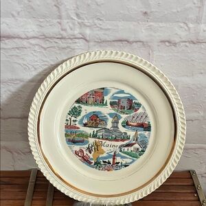 Maine Souvenir Decorative Plate